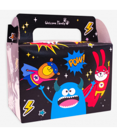 Accessoire Boîte Bonbon Super Héro pour confiseries et bonbons en gros conditionnement
