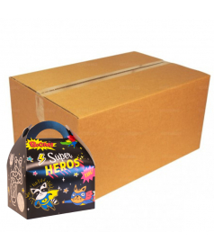 Accessoire Boîte Bonbon XL Super Hero pour confiseries et bonbons en gros conditionnement