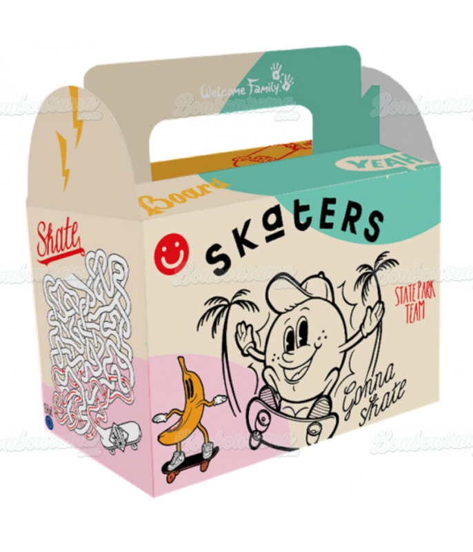 Accessoire Boîte Bonbon Urban Skate pour confiseries et bonbons en gros conditionnement