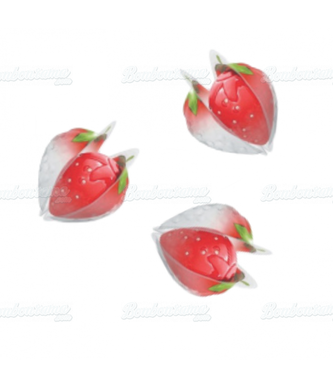 Confiserie ludique Johny Bee 3D Juicy Strawberry en gros conditionnement