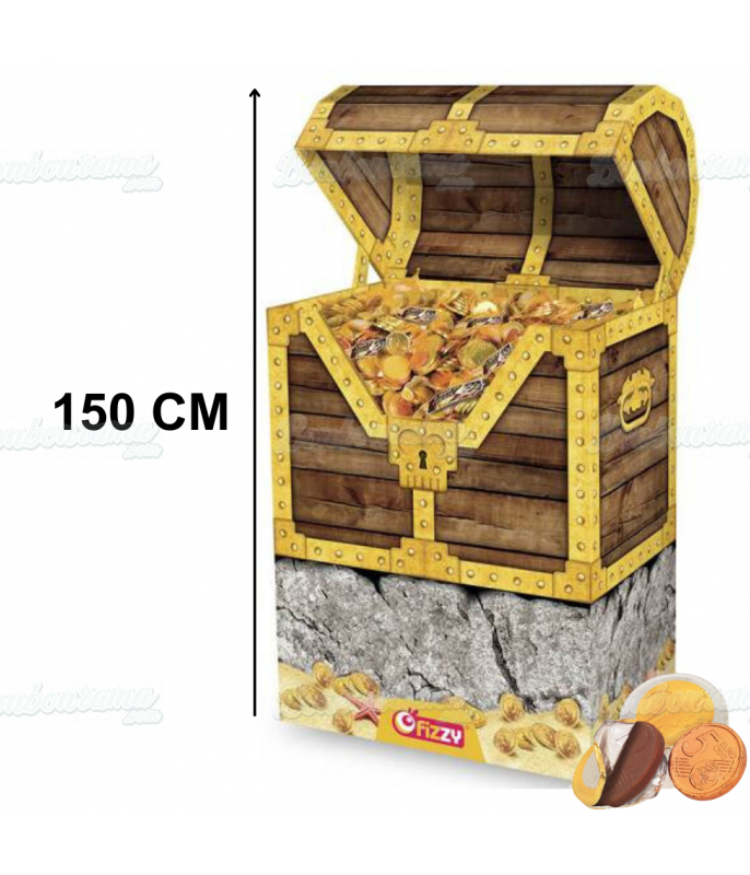 Filet Pièce Choco 100 gr Coffre Pirate Fizzy - 1