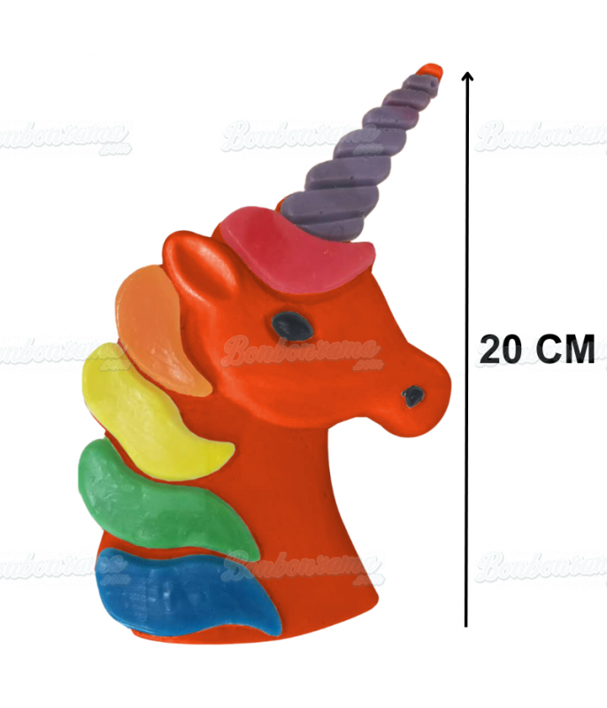 Bonbon gélifié XL Mega Gummies Licorne XL (600 gr) en gros conditionnement