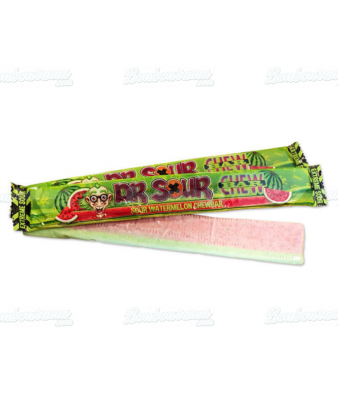 Confiserie ludique Dr Sour Chew Bar Pastèque en gros conditionnement