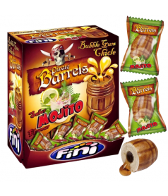 Chewing gum Fini Box Pirat Barrels Gum en gros conditionnement