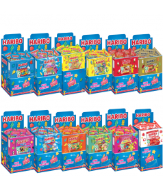 Lot 360 Mini Sachets 40 gr Haribo + Présentoir Bois 12P Goldbears Haribo - 2