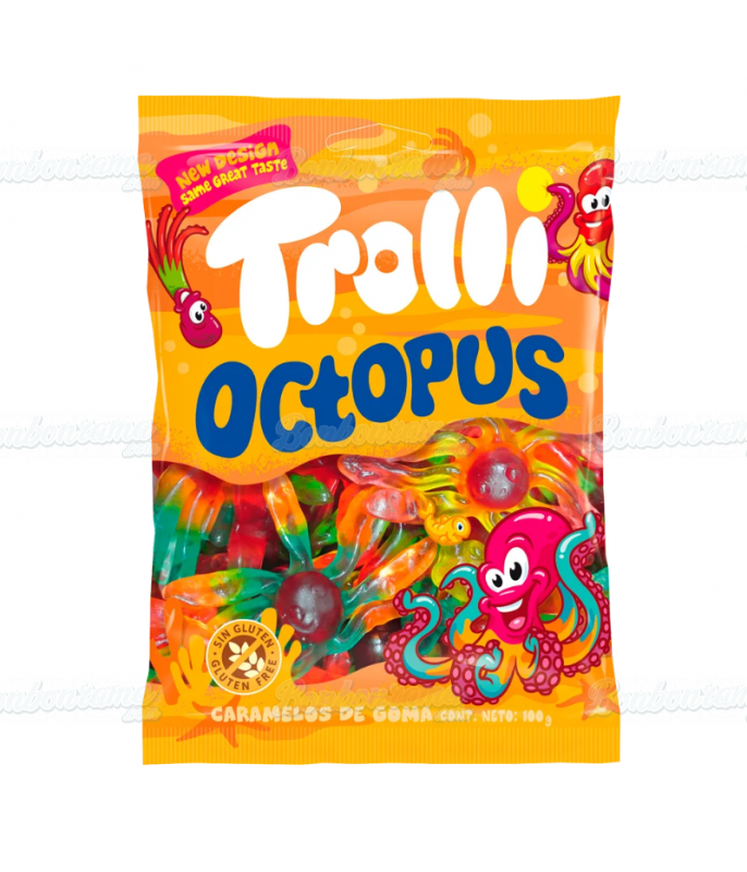 Sachet Trolli 100 gr Octopus Lisse Trolli - 1