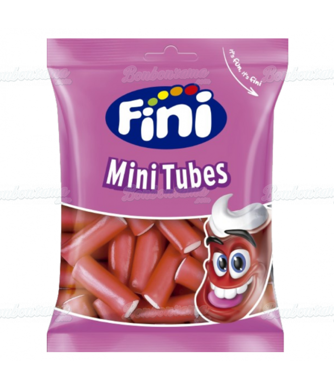 Sachet Fini 90 gr Mini Tube Fraise Lisse en gros conditionnement