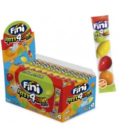 Chewing gum Fizzy 4 Gums Macedoine Fini en gros conditionnement