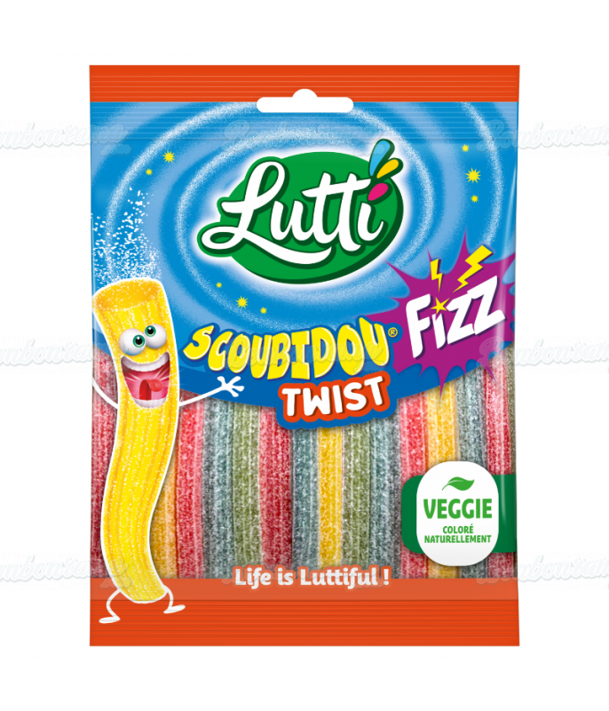 Sachet Lutti 100 g Scoubidou Twist en gros conditionnement