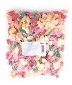 Bonbon gélifié acidulé Ourson citrique Frisia en gros conditionnement