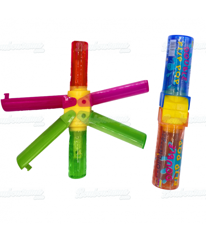 Confiserie ludique Double Flip Pop en gros conditionnement