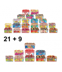 Lot Tubo Haribo 21 + 9 gratuits en gros conditionnement