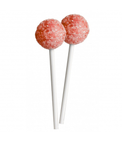 Sucettes Ramzy Fizzy Fraise en gros conditionnement