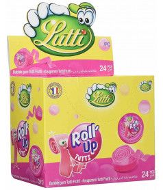Chewing gum Roll Up Tutti Frutti Lutti en gros conditionnement