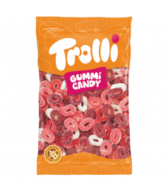 Bonbon gélifié en vrac Rondelle Fruits Rouge Trolli en gros conditionnement
