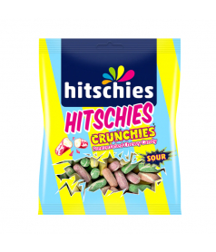 Bonbon gélifié en vrac Sachet Hitschies Crunchies 75 gr Sour Mix en gros conditionnement