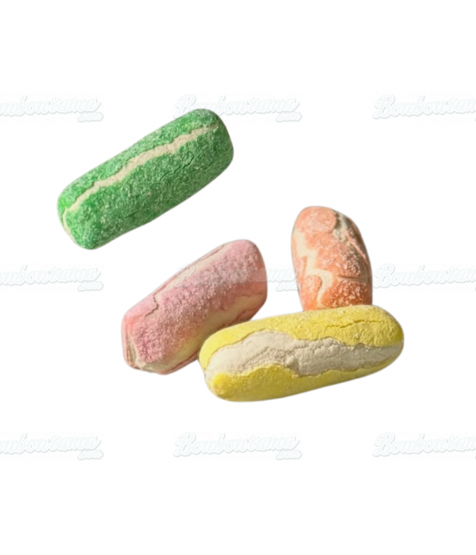 Bonbon gélifié en vrac Sachet Hitschies Crunchies 75 gr Sour Mix en gros conditionnement Bonbon gélifié en vrac Sachet Hitschies Crunchies 75 gr Sour Mix en gros conditionnement