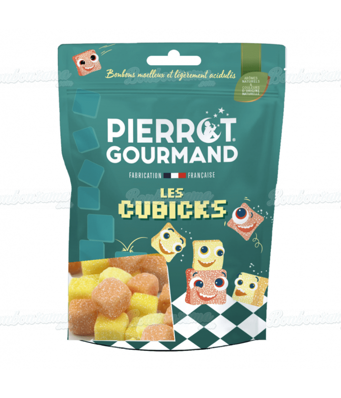 Sachet Pierrot Gourmand 100 gr Les Cubicks en gros conditionnement