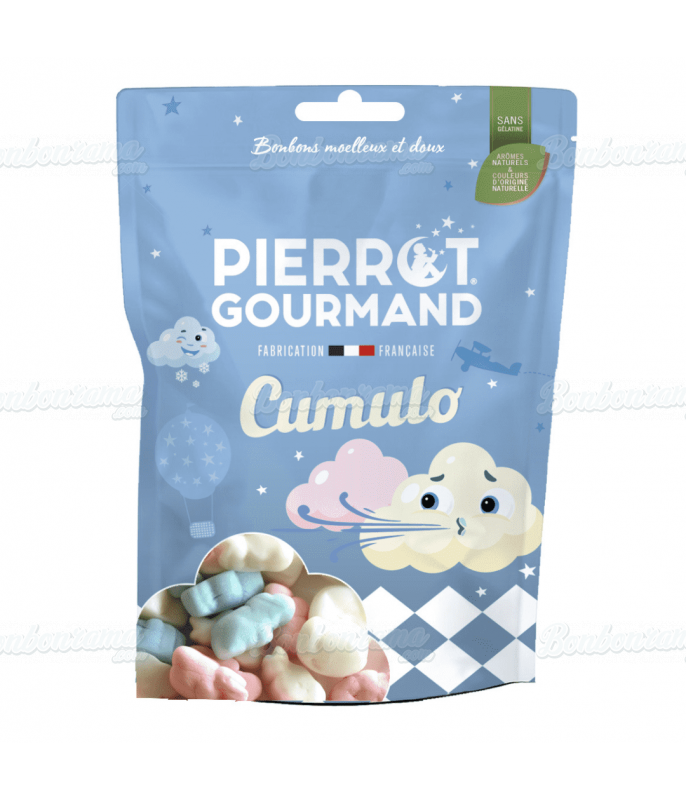 Sachet Pierrot Gourmand 80 gr Cumulo en gros conditionnement