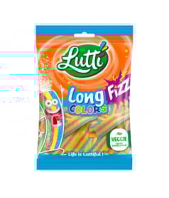 Sachet Lutti 100 gr Long Colors Fizz en gros conditionnement