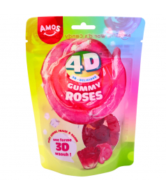 Sachet 120 gr 4D Gummy Roses