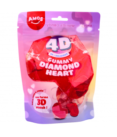 Sachet 120 gr 4D Gummy Coeur