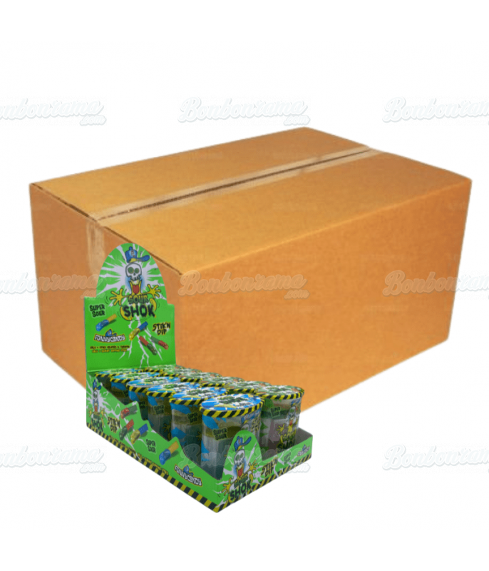Sour Shok Stik'n Dip dipping candies in bulk packaging wholesale