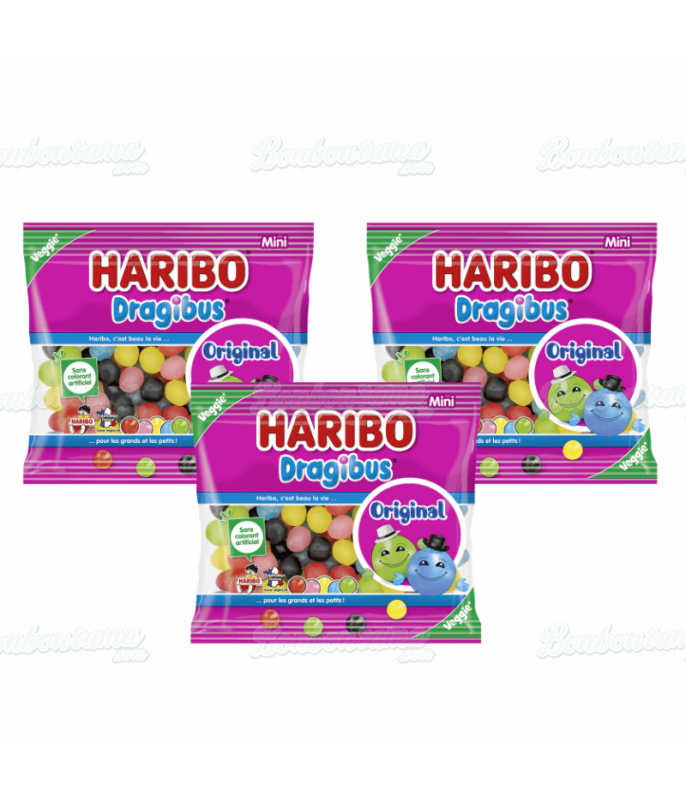 Sachet Haribo 40 gr Dragibus Vrac en gros conditionnement