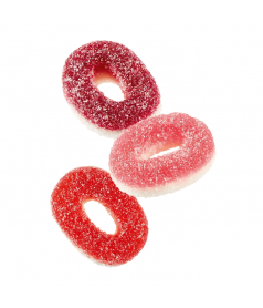 Bonbon gélifié en vrac Sachet Minirings Fruits Rouge Trolli en gros conditionnement