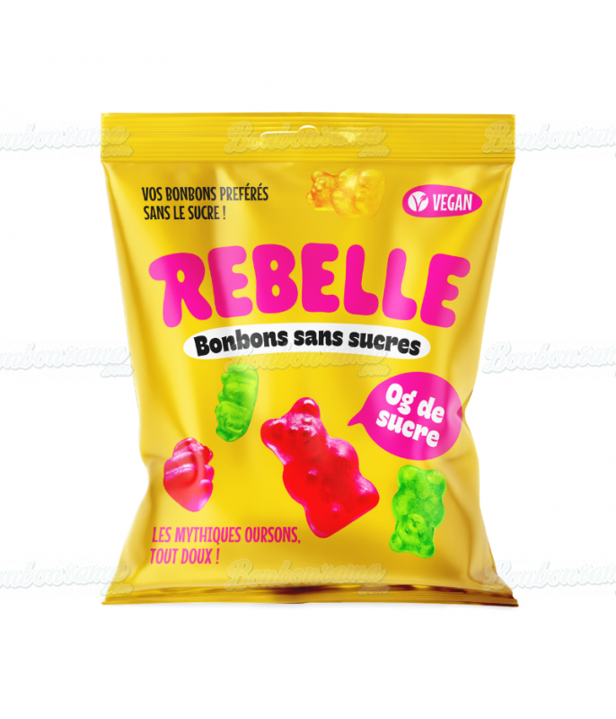 Sachet Rebelle 50 Gr Oursons sans sucre