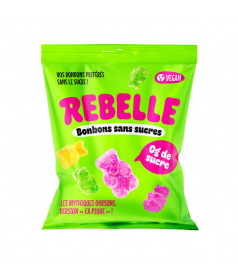 Sachet Rebelle 50 Gr Oursons acides sans sucre