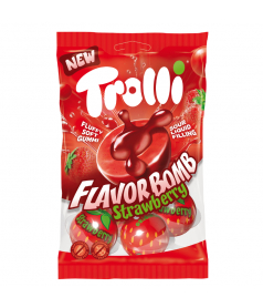 Trolli Beutel 75 gr Flavor Bomb Erdbeere