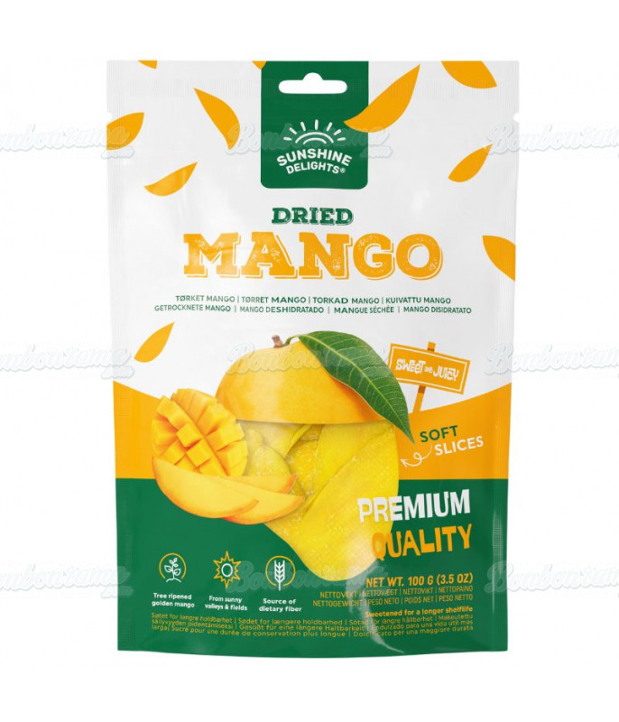 Biscuit Sachet Dried Mangue 100 gr en gros conditionnement