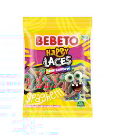 Sachet Bebeto 80 gr Spaghetti Sour Rainbow