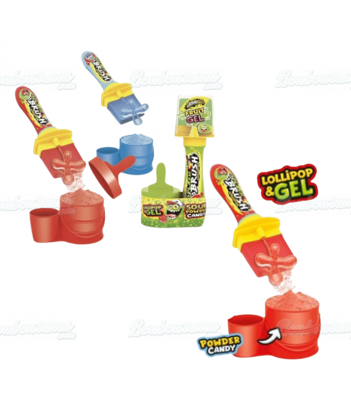 Confiserie ludique Johny Bee Splash Brush en gros conditionnement