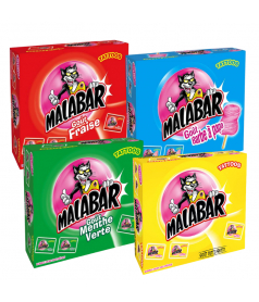 Chewing gum Pack Malabar Mix x 800 pcs en gros conditionnement