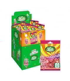 Sachet Lutti 35 gr Mini Flex Fizz Fraise Lutti - 1