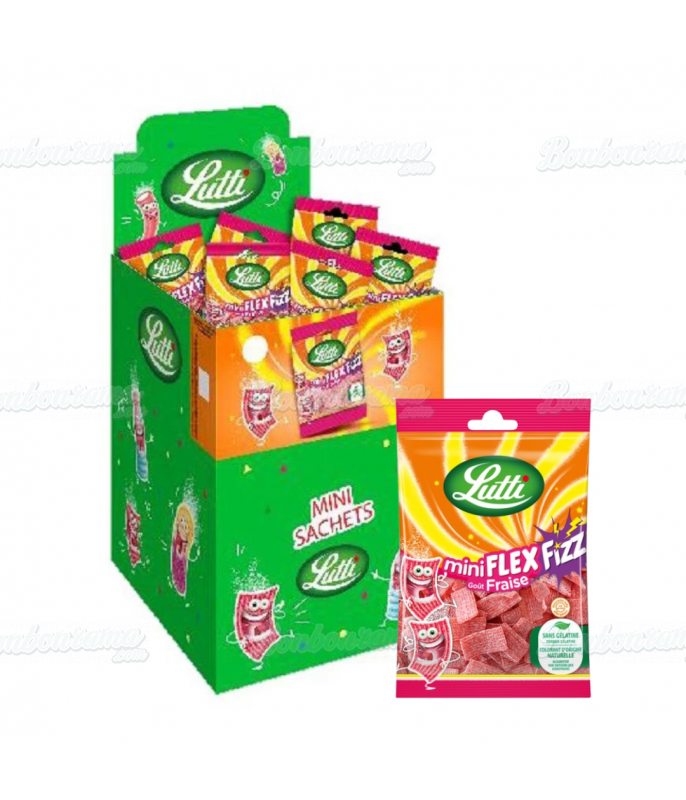 Mini Bag Lutti 35 gr Mini Strawberry Flex Fizz Lutti - 1