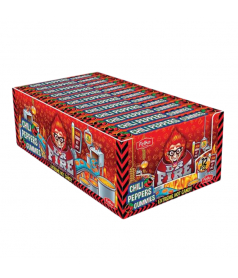 Confiserie ludique Dr Fire Chili Peppers Gummies en gros conditionnement