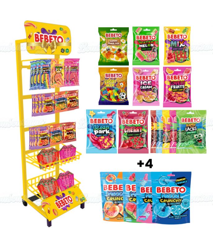 Batch 264 Bebeto Sachets + Free Display