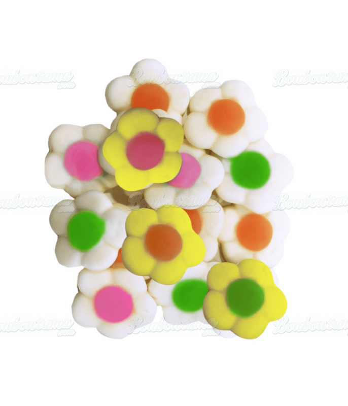 Bonbon gélifié en vrac Fleurs Daisies Halal en gros conditionnement