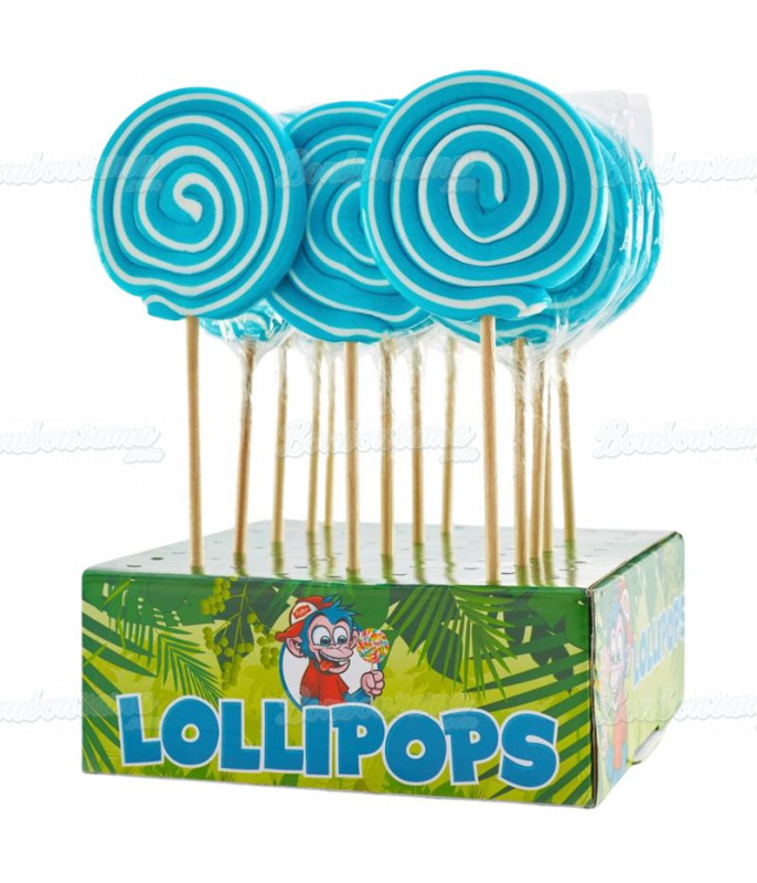 Sucette Spiral Pop Bleue