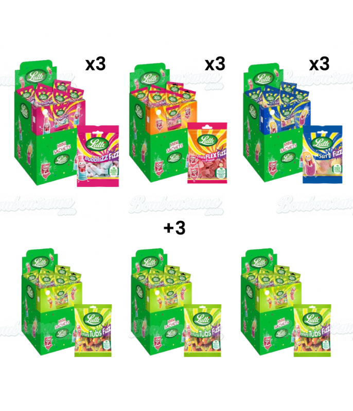 Pack Mini Bags Lutti 35 gr 9 + 3 Free
