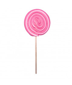 Pink Spiral Pop Lollipop