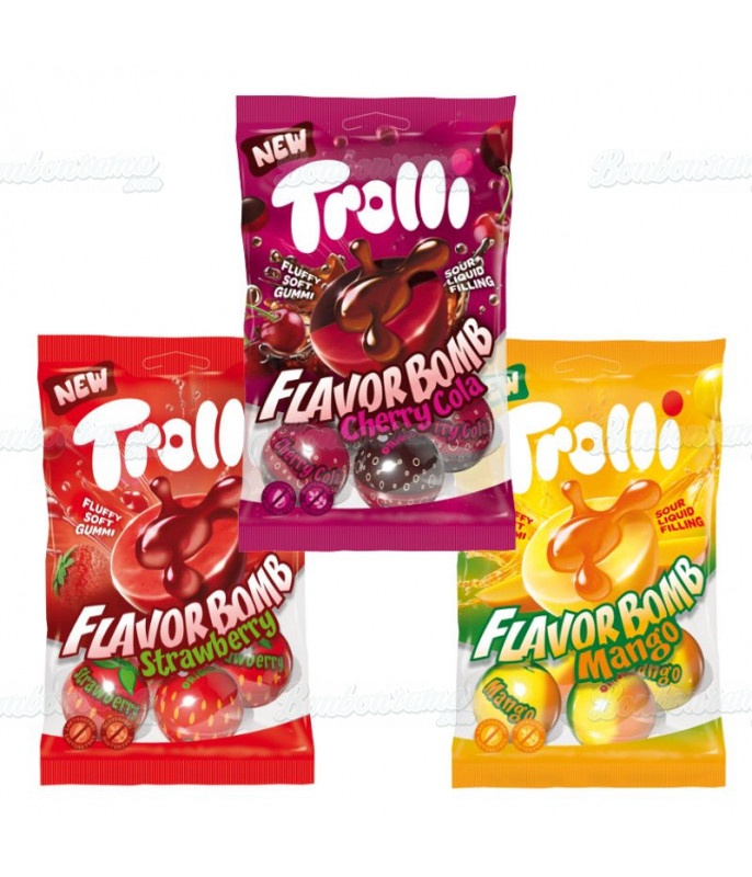 Pakket Zakje Flavor Bomb Trolli 75 gr