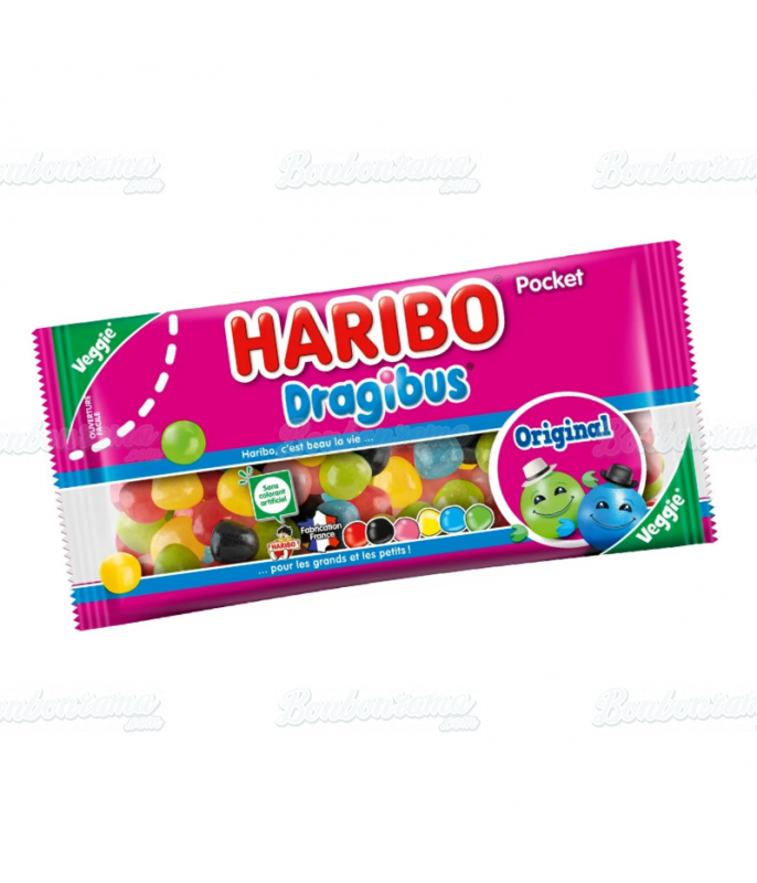 Sachet Haribo 50 gr Dragibus Pocket Haribo - 1