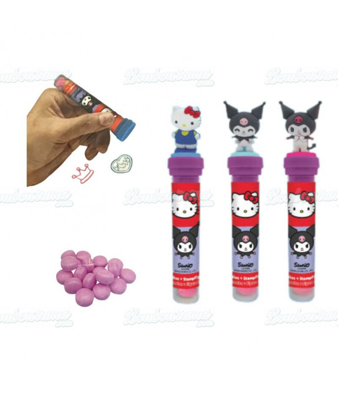 Confiserie ludique Tampon + Bonbon Hello Kitty Kuromi en gros conditionnement