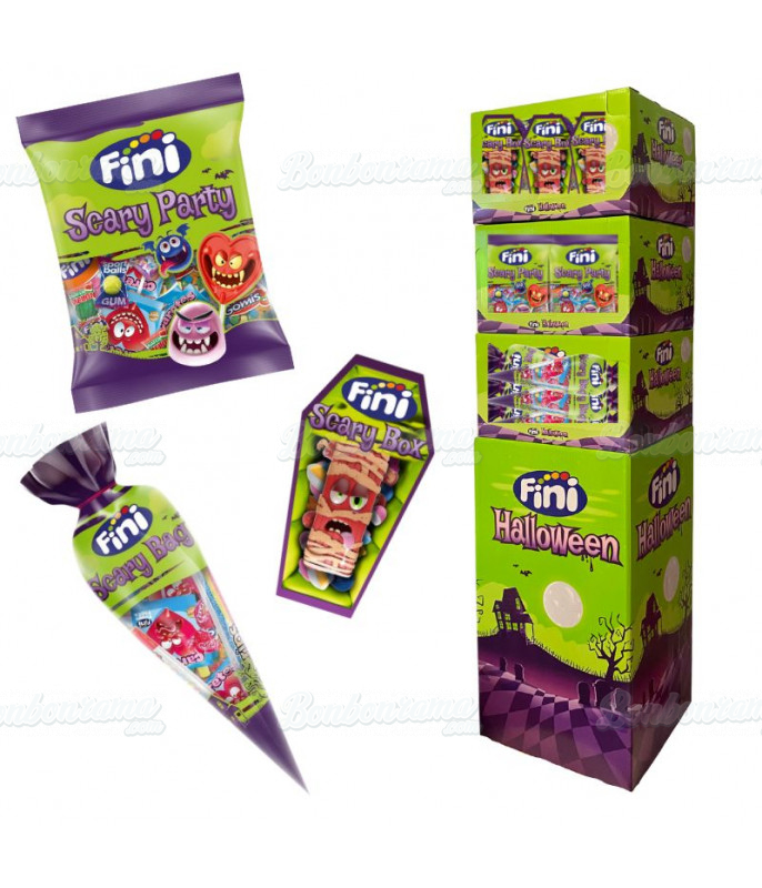 Lot 66 pcs Halloween Fini + Présentoir