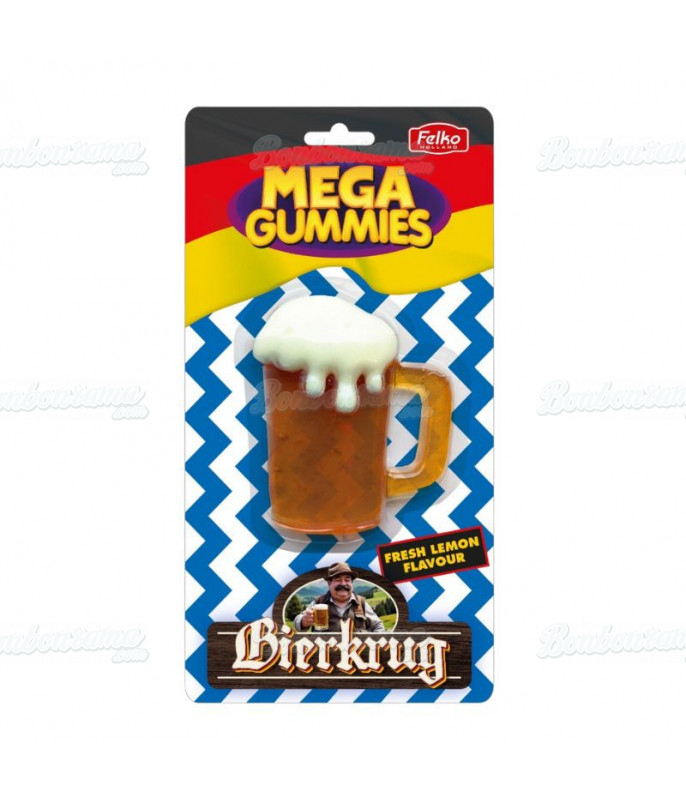 Mega Gummies Cerveza en caramelo de goma 120 gr en formato mayorista