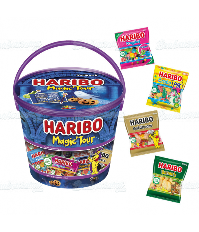 Bucket Haribo bag 30/40 gr Magic'Tour